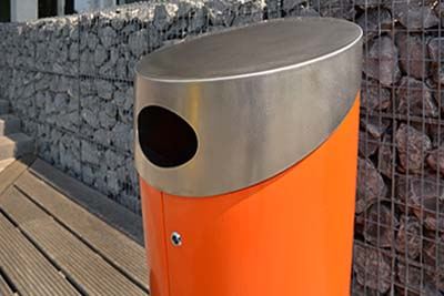 Single litter bins