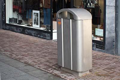 Litter bin Quadro PMD