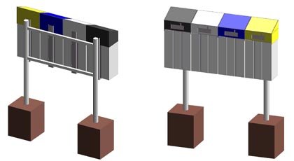 Afvalbak Multiply PMD - Stel uw eigen PMD afvalbak samen